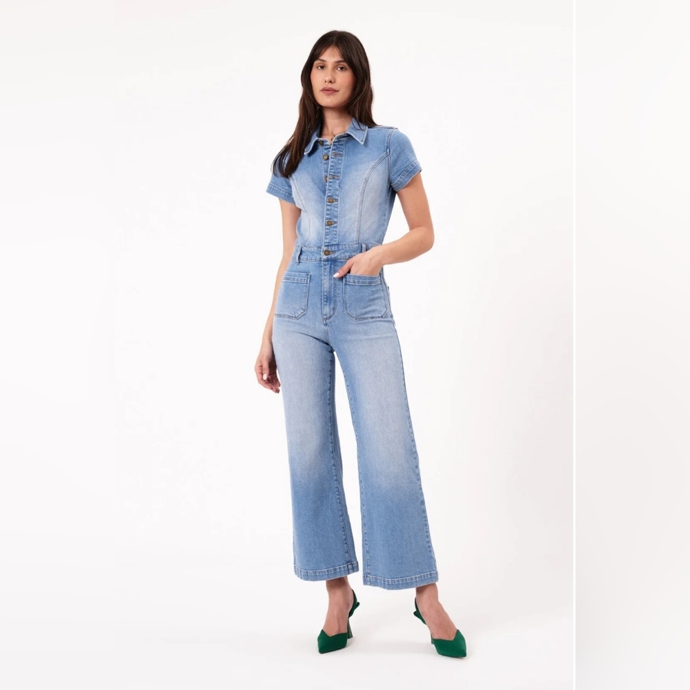 ROLLA'S | Sailor denim jumpsuit ranch mid vintage blue boilersuit overalls